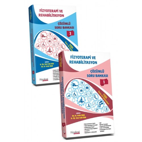 Fizyoterapi ve Rehabilitasyon Çözümlü Soru Bankası 1- 2 SET